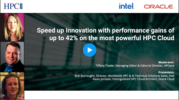 Photo of Speed up Innovation with performance gains of up to 42% on the most powerful HPC Cloud