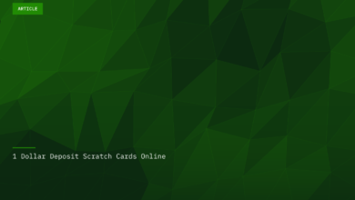 1 Dollar Deposit Scratch Cards Online