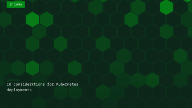 10 considerations for Kubernetes deployments