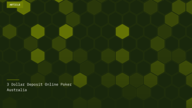 3 Dollar Deposit Online Poker Australia