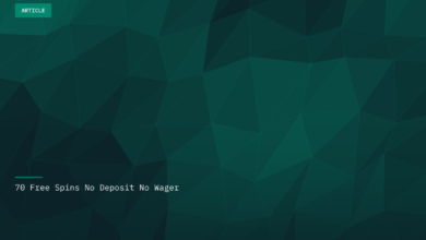 70 Free Spins No Deposit No Wager