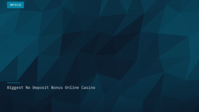 Biggest No Deposit Bonus Online Casino