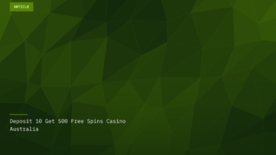 Deposit 10 Get 500 Free Spins Casino Australia