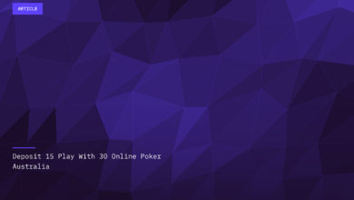 Deposit 15 Play With 30 Online Poker Australia