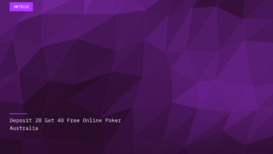 Deposit 20 Get 40 Free Online Poker Australia