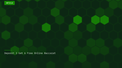 Deposit 3 Get 6 Free Online Baccarat