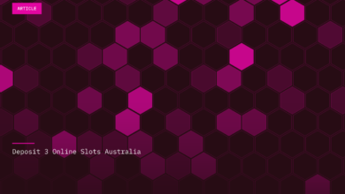 Deposit 3 Online Slots Australia