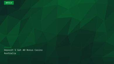Deposit 5 Get 40 Bonus Casino Australia