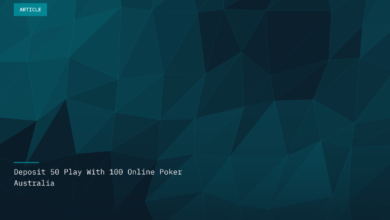 Deposit 50 Play With 100 Online Poker Australia