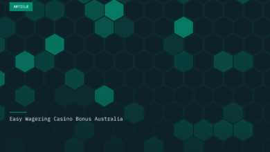 Easy Wagering Casino Bonus Australia