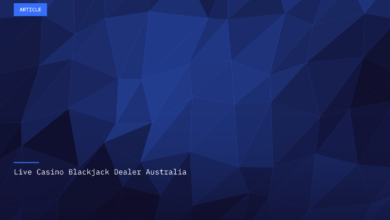 Live Casino Blackjack Dealer Australia