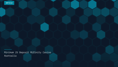 Minimum 25 Deposit Mifinity Casino Australia