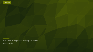 Minimum 3 Deposit Ecopayz Casino Australia