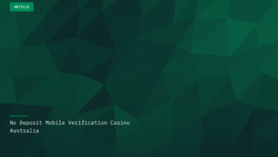 No Deposit Mobile Verification Casino Australia