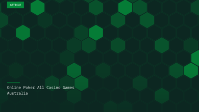 Online Poker All Casino Games Australia