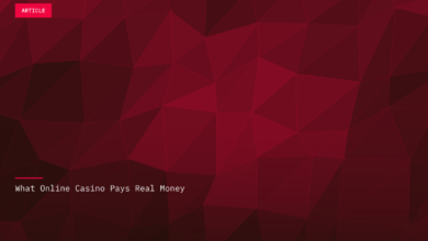 What Online Casino Pays Real Money